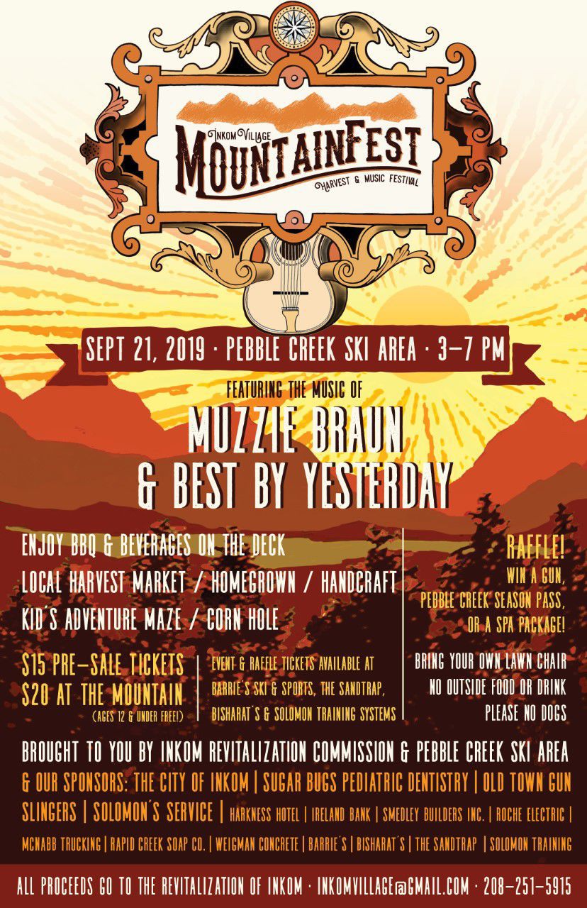 Inkom Village Mountainfest flyer